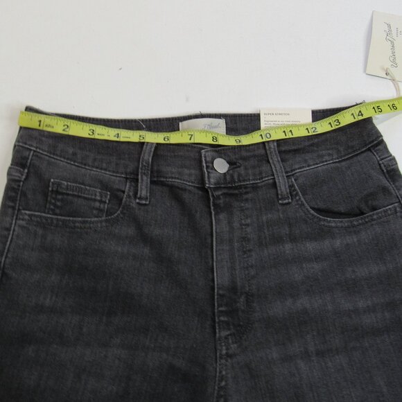 Universal Thread Women's High - Rise Skinny Denim Jeans Dark Gray Size 8Reg - Picture 6 of 8